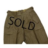60’s【ビンテージ】【旧ドイツ軍】【ウールトラウザーズ】【ウールパンツ】【フィールドトラウザーズ】【Ｗ〜33程度】 