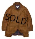 【ビンテージ】USA製【ＬＬビーン】【L.L.bean】【ブラウン】【中綿入りスエードコート】スエードジャケット【レディースＬ】レディース古着 