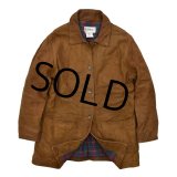 【ビンテージ】USA製【ＬＬビーン】【L.L.bean】【ブラウン】【中綿入りスエードコート】スエードジャケット【レディースＬ】レディース古着 