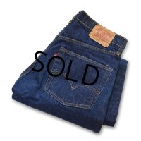 ワンウォッシュ程度!!【濃紺】【ビンテージ】【LEVI'S】【リーバイス】【５０５】シングルステッチ【66前期】【33x36】 