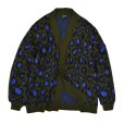 画像1: 【TOPSHOP】【ニットカーディガン】ヒョウ柄 ニットガウン US8【レディース古着】<br> (1)