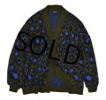 【TOPSHOP】【ニットカーディガン】ヒョウ柄 ニットガウン US8【レディース古着】 