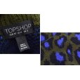 画像2: 【TOPSHOP】【ニットカーディガン】ヒョウ柄 ニットガウン US8【レディース古着】<br> (2)