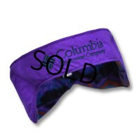 【Columbia】【コロンビア】 【紫×ネイティブ柄】フリース【ヘッドバンド】【イヤーバンド】【サイズＬ/ＸＬ】  