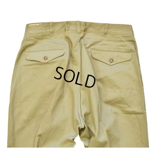 画像5: 【50's】【デッドストック?】【ビンテージ】【Burlington】アーミークロス【チノパンツ】【チノパン】【W33程度】
