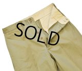 【50's】【デッドストック?】【ビンテージ】【Burlington】アーミークロス【チノパンツ】【チノパン】【W３３程度】 