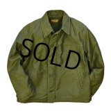 60's【米軍実物】【ビンテージ】US.NAVY【初期型】1st【A-2】【ジャングルクロス】【デッキジャケット】【サイズＸＬ】 