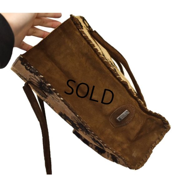 画像5: 程度良好【イタリー製】【チェッコーニ・ピエロ】【CECCONI PIERO】ハラコ×レザー【ハンドバッグ】【ショルダーバッグ】 