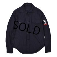 70's 【ビンテージ】米軍実物 U.S.NAVY【CPOシャツ】 