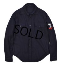 70's 【ビンテージ】米軍実物 U.S.NAVY【CPOシャツ】 