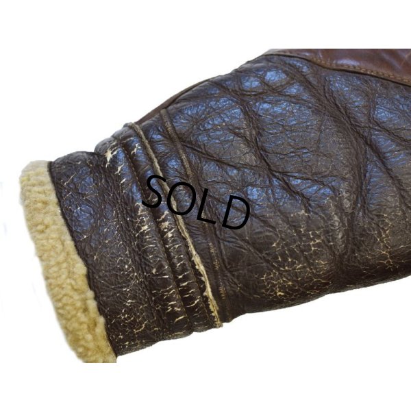 画像6: 【40's】【ビンテージ】【米軍実物】【USAAF】【B-3】エアロレザー【ボマージャケット】【ムートンジャケット】【40R】