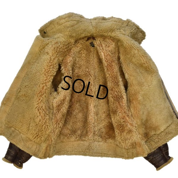 画像7: 【40's】【ビンテージ】【米軍実物】【USAAF】【B-3】エアロレザー【ボマージャケット】【ムートンジャケット】【40R】