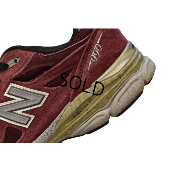 画像4: USA製【ニューバランス】new balance【990】エンジ【M990BU3】【9D】【27cm程度】