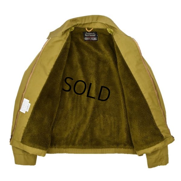画像5: 70's【ビンテージ】SEARS oakbrook sportswear【シアーズ】ブラウン【裏ボア付き】ジップアップブルゾン【スウィングトップ】【サイズ４０】 