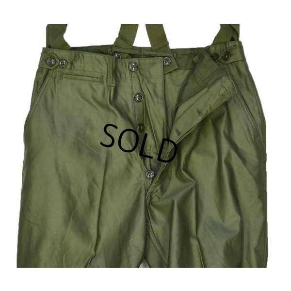 画像5: 【デッドストック】40's【米軍実物】【M-43】サスペンダー付き【フィールドトラウザーズ】【カーゴパンツ】【34ｘ34】 