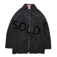 【未使用‼】【ビンテージ】【DENIM&CO.】【黒】【コットンシャツジャケット】【サイズＸＬ】 