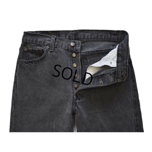 画像5: 【ビンテージ】【USA製】【LEVI'S】【リーバイス】【501】黒【ブラックデニム】【30×34】 