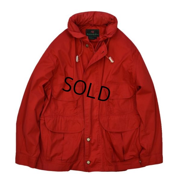 画像7: 【70〜80's】【ビンテージ】【アバクロンビー】【アバクロ】【赤】【コットンジャケット】【フード付き】【サイズL】