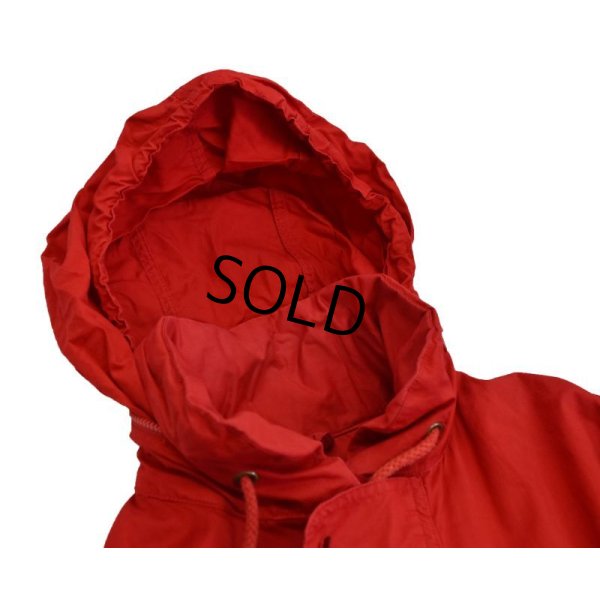 画像5: 【70〜80's】【ビンテージ】【アバクロンビー】【アバクロ】【赤】【コットンジャケット】【フード付き】【サイズL】