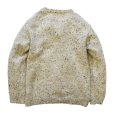 画像4: 【アイルランド製】【Fisherman】【オートミール】【ネップ入り】【ウールセーター】【フィッシャーマンセーター】【サイズＭ】<br> (4)