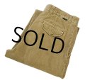 【DOCKERS】ドッカーズ【ベージュ】【２タック】ルーズフィット【コーデュロイパンツ】【34ｘ30】 