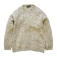 画像1: 【アイルランド製】【Fisherman】【オートミール】【ネップ入り】【ウールセーター】【フィッシャーマンセーター】【サイズＭ】<br> (1)