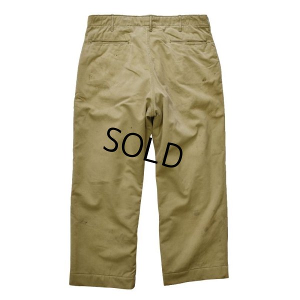 画像5: 【40's】【ビンテージ】U.S.ARMY 米軍実物【裏地付きチノパンツ】【チノパンツ】【チノパン】【W36】