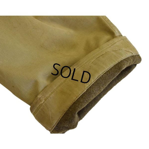 画像8: 【40's】【ビンテージ】U.S.ARMY 米軍実物【裏地付きチノパンツ】【チノパンツ】【チノパン】【W36】