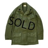 60's【ビンテージ】【米軍実物】【リップストップ】【ジャングルファティーグシャツ】【ファティーグジャケット】【XS-S】 