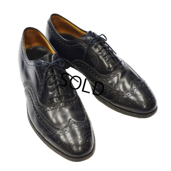 画像4: 【USA製】【ジョンストン&マーフィー】【黒】【ウィングチップ】【9 1/2 D/B】【27.5cm程度】