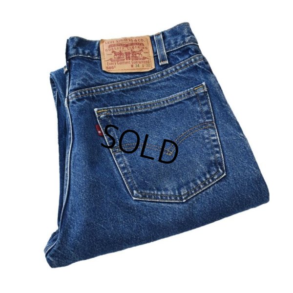 画像1: 【ビンテージ】【USA製】【LEVI'S】【リーバイス５０５】505【デニムパンツ】【34Ｘ30】 