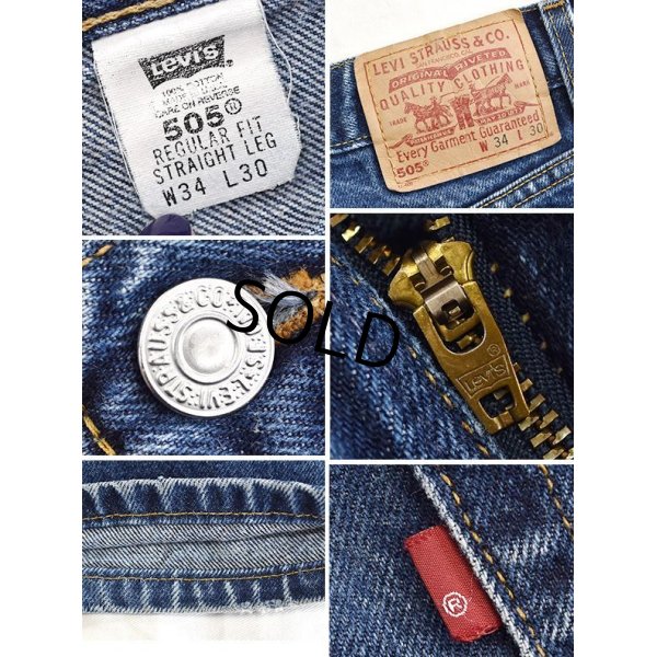 画像3: 【ビンテージ】【USA製】【LEVI'S】【リーバイス５０５】505【デニムパンツ】【34Ｘ30】 