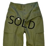 【デッドストック】【40's】WW2【ビンテージ】【U.S.ARMY】【ヘリンボーンツイル】【HBTパンツ】 【カーゴパンツ】【32ｘ33】 