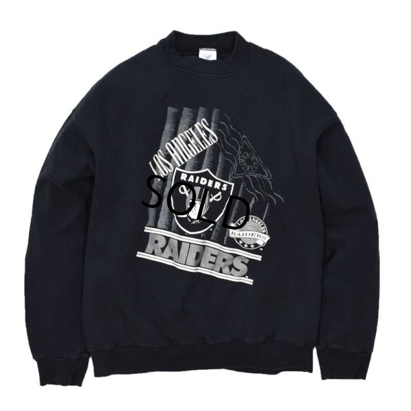 画像3: 90's【USA製】【ビンテージ 】【Jostens】【NFL】【LOS ANGELES RAIDERS】【ロサンゼルスレイダーズ】【黒】【スウェット】【サイズＬ】 