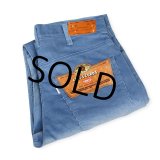【デッドストック】 【USA製】【LEVI'S】【リーバイス】【519】【サックスブルー・水色】【コーデュロイパンツ】【32X32】 
