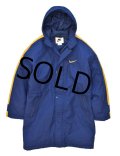 【ビンテージ】【NIKE】【ナイキ】【紺×黄】【ナイロンジャケット】【サイズＭ】 