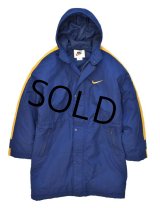 【ビンテージ】【NIKE】【ナイキ】【紺×黄】【ナイロンジャケット】【サイズＭ】 
