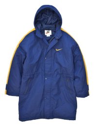 【ビンテージ】【NIKE】【ナイキ】【紺×黄】【ナイロンジャケット】【サイズＭ】 