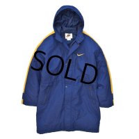 【ビンテージ】【NIKE】【ナイキ】【紺×黄】【ナイロンジャケット】【サイズＭ】 