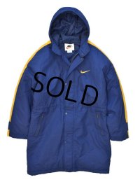 【ビンテージ】【NIKE】【ナイキ】【紺×黄】【ナイロンジャケット】【サイズＭ】 