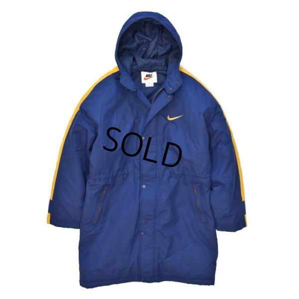 画像1: 【ビンテージ】【NIKE】【ナイキ】【紺×黄】【ナイロンジャケット】【サイズＭ】 