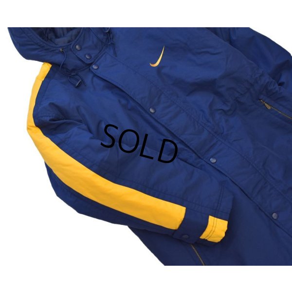画像5: 【ビンテージ】【NIKE】【ナイキ】【紺×黄】【ナイロンジャケット】【サイズＭ】 