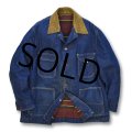 60's【ビンテージ】【Rail chief】【レイルチーフ】【ブランケットライナー】【裏地付きデニムカバーオール】【ワークジャケット】 