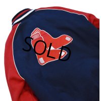【MLB】【ボストン・レッドソックス】【紺×赤×白】【スウェットスタジャン】 【サイズＸXＬ】 
