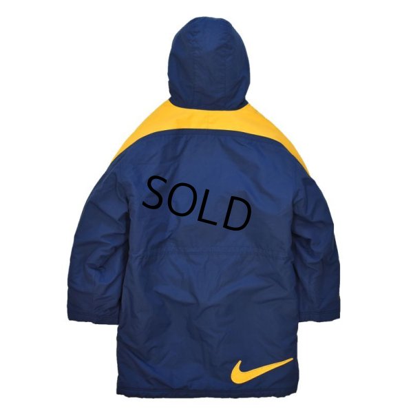 画像4: 【ビンテージ】【NIKE】【ナイキ】【紺×黄】【ナイロンジャケット】【サイズＭ】 