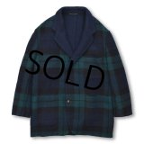 【ビンテージ】【ブルックス　ブラザーズ】【ブラックウォッチ】【ウール地テーラードジャケット】【ウールコート】 