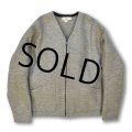 【イタリー製】【Ｊクルー】【J-crew】【グレー】【ウール】【ノーカラージャケット 】【サイズＭ】 