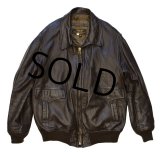 80's【ビンテージ】【U.S.NAVY】【FLIGHT APPAREL INDUSTRIES INC.】【G-1】【フライトジャケット】【サイズ52】 