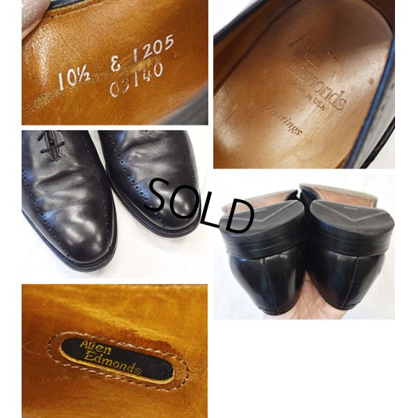 画像2: 【USA製】【ビンテージ】【アレンエドモンズ】【Allen Edmonds】【黒】【ホールカット】【10 1/2 E】【28.5cm程度】 