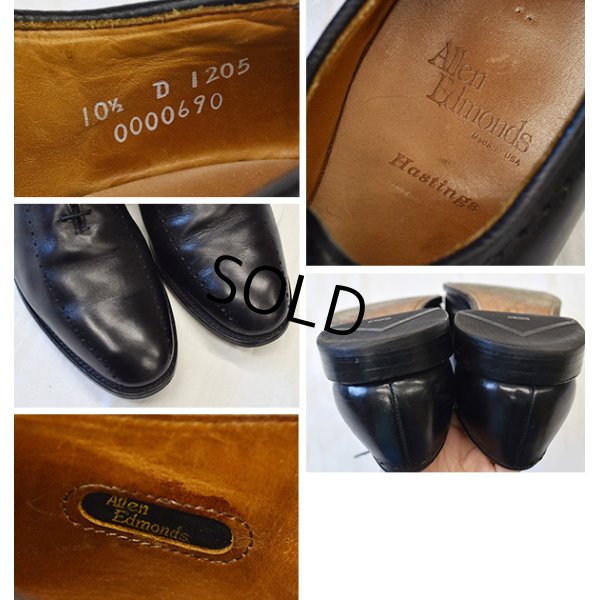 画像2: 【USA製】【ビンテージ】【アレンエドモンズ】【Allen Edmonds】【黒】【ホールカット】【10 1/2 D】【28.5cm程度】 